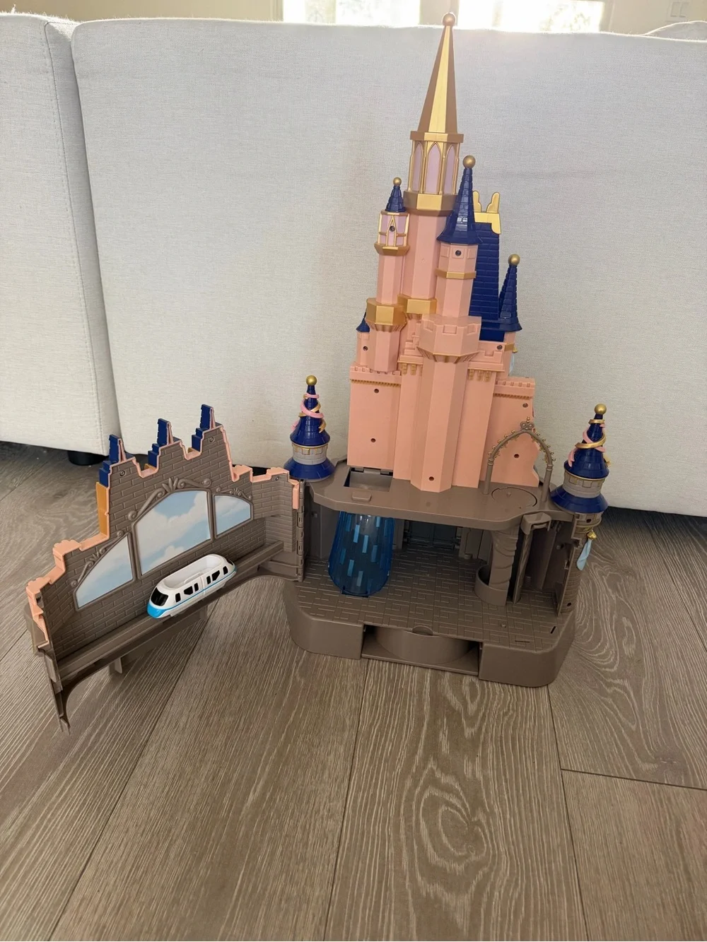 Disney-Inspired Pink & Blue Castle Playset - 50th Anniversary toy